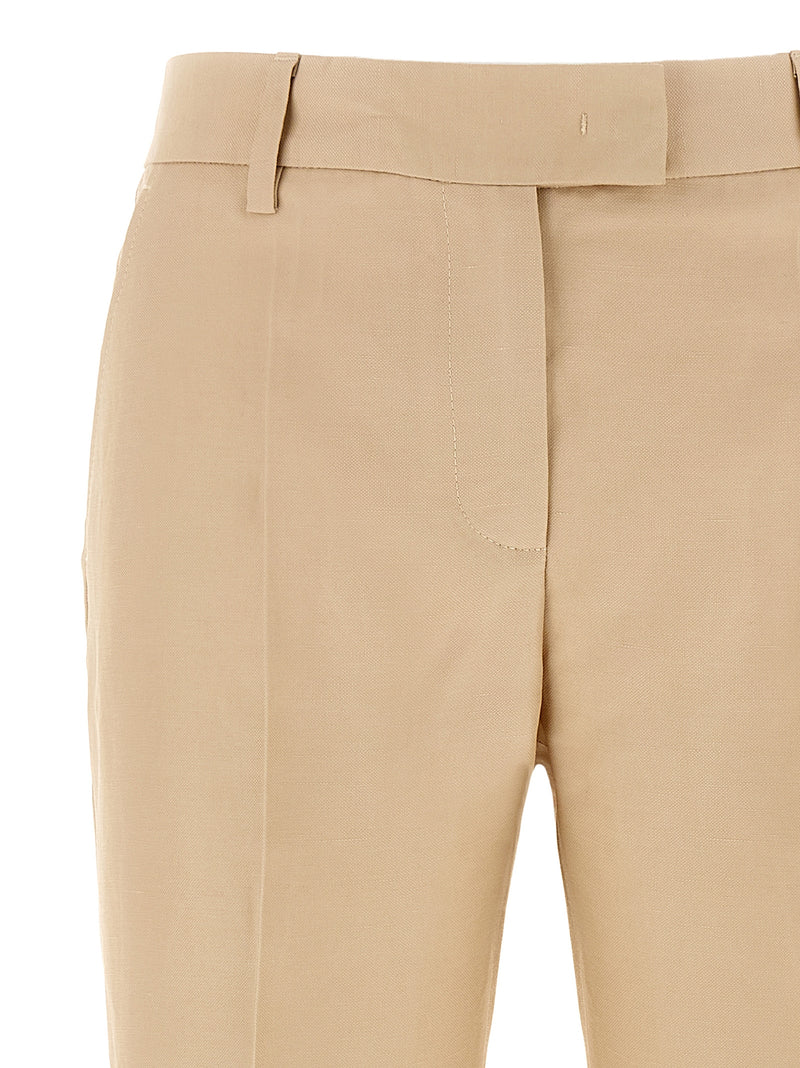 Pantalon chino Alberto Biani en viscose beige