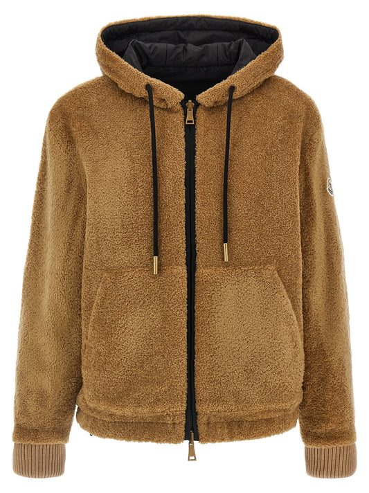Moncler Doudoune en plume de marabout multicolore
