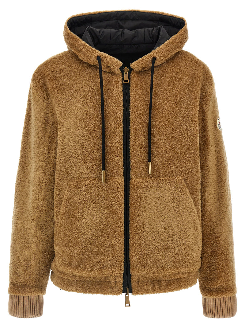 Moncler Doudoune en plume de marabout multicolore