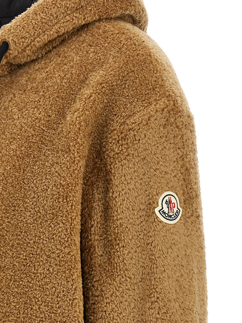 Moncler Doudoune en plume de marabout multicolore