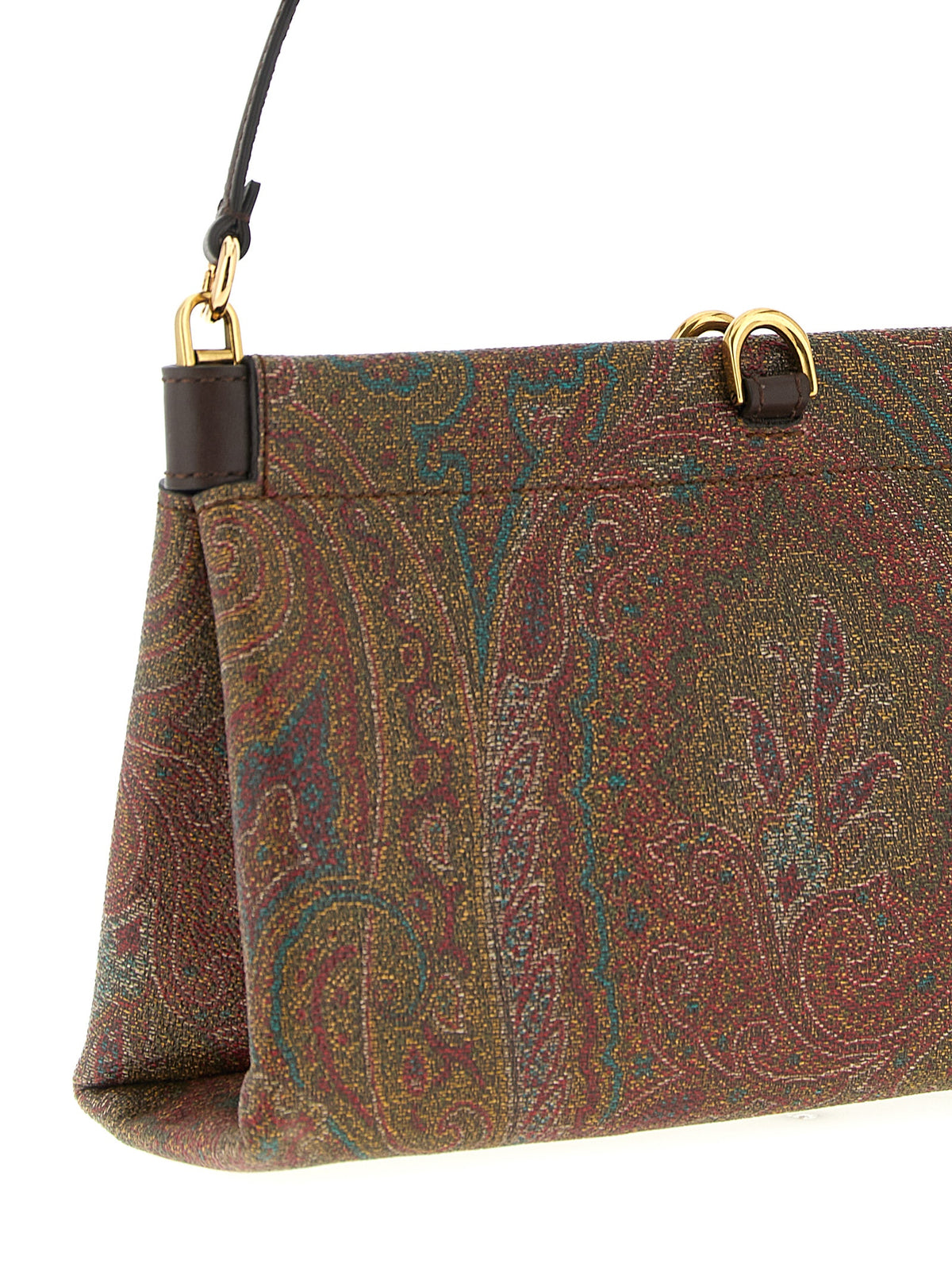 Pochette Etro marron en PVC