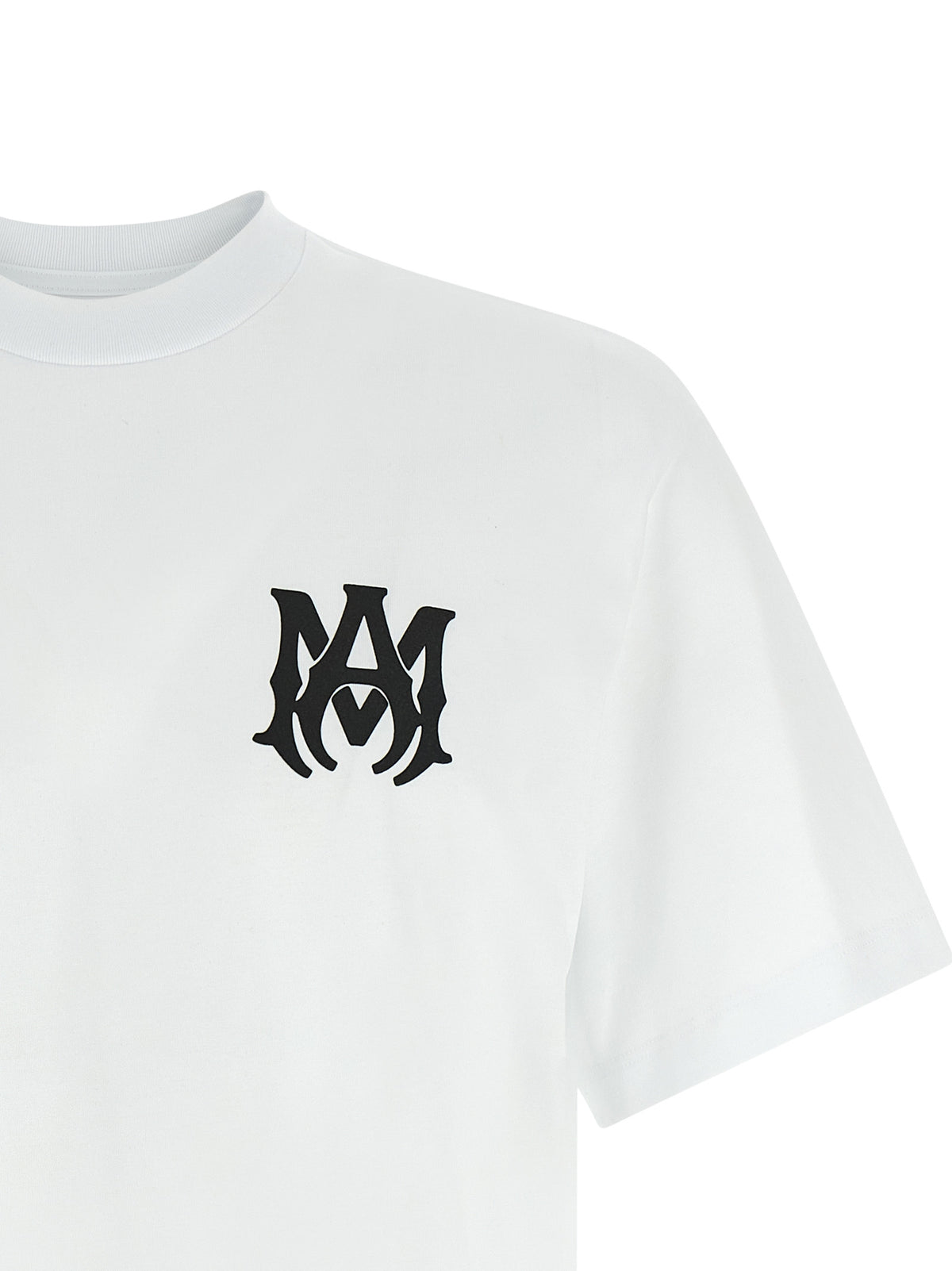T-shirt bicolore en coton Amiri