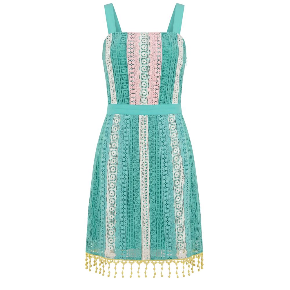 Robe en coton vert Trussardi Jeans pour femme