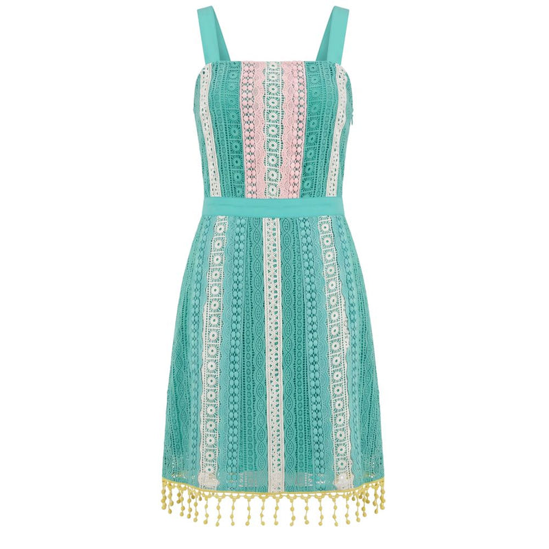 Robe en coton vert Trussardi Jeans pour femme