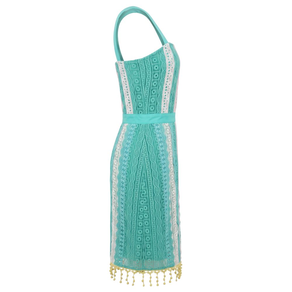 Robe en coton vert Trussardi Jeans pour femme