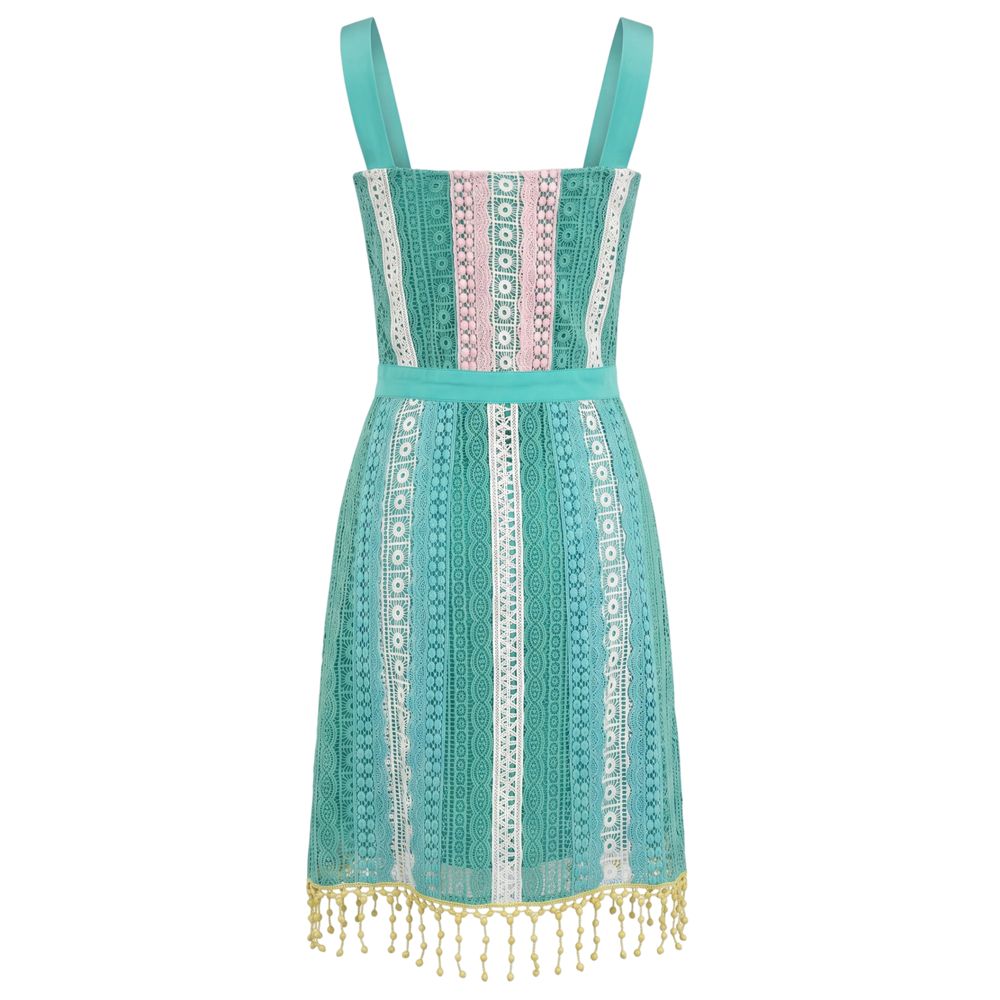 Robe en coton vert Trussardi Jeans pour femme
