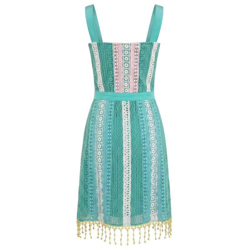 Robe en coton vert Trussardi Jeans pour femme
