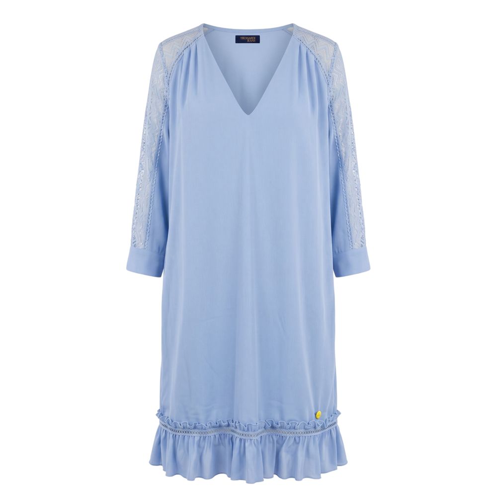 Robe en polyester bleu Trussardi Jeans pour femme