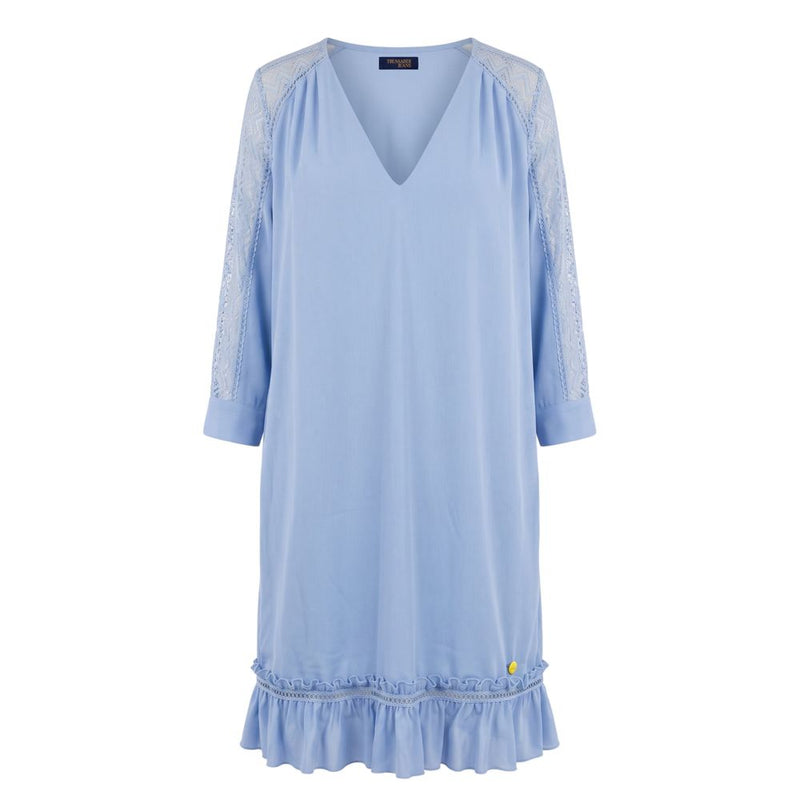 Robe en polyester bleu Trussardi Jeans pour femme