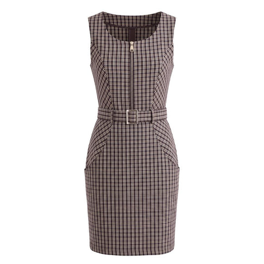 Robe Trussardi Jeans noire en coton pour femme