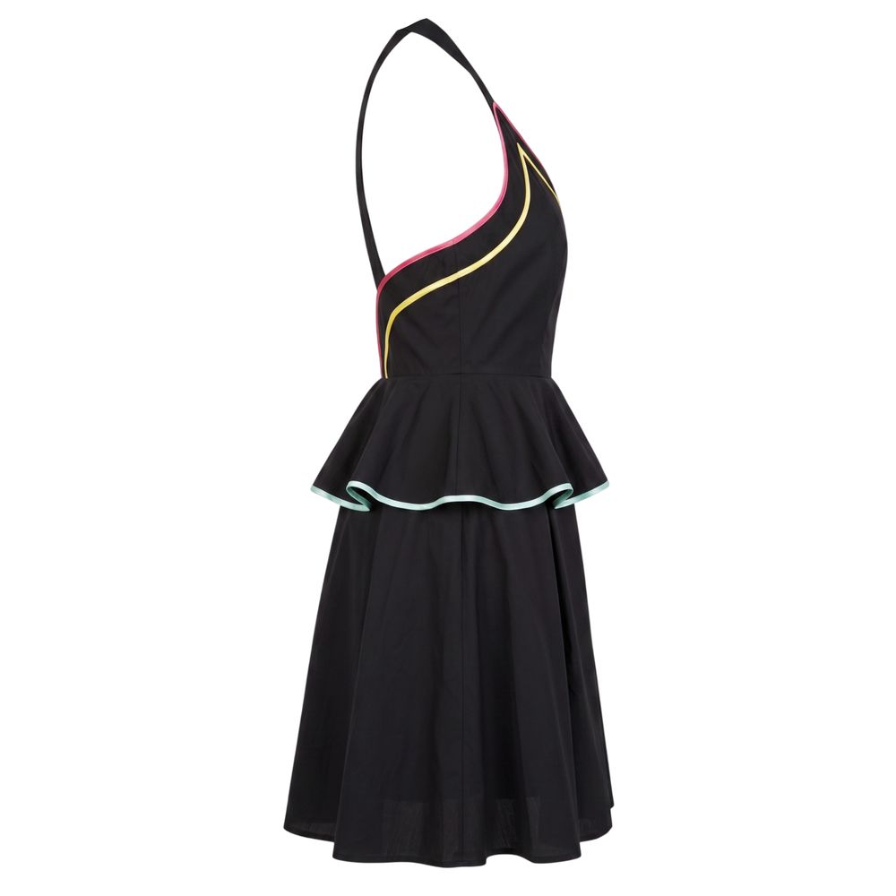 Robe femme en coton noir Trussardi Jeans