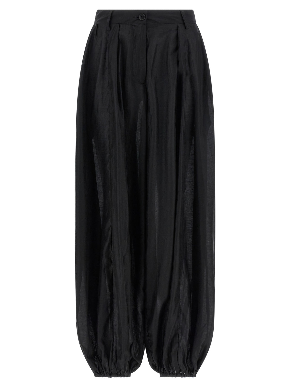 Le pantalon décontracté noir THELATEST en lyocell