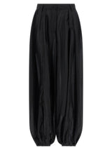 Le pantalon décontracté noir THELATEST en lyocell
