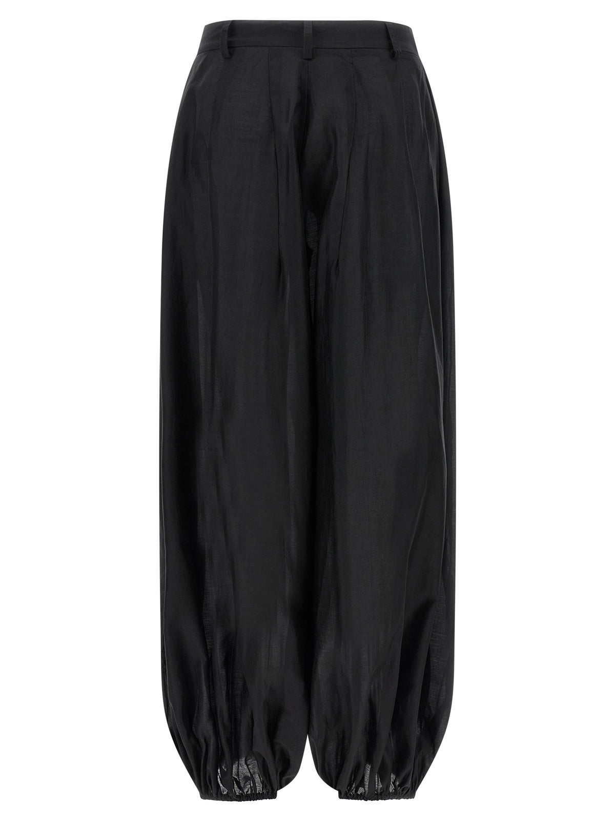 Le pantalon décontracté noir THELATEST en lyocell