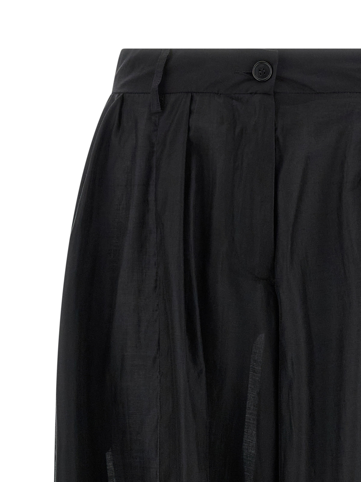 Le pantalon décontracté noir THELATEST en lyocell