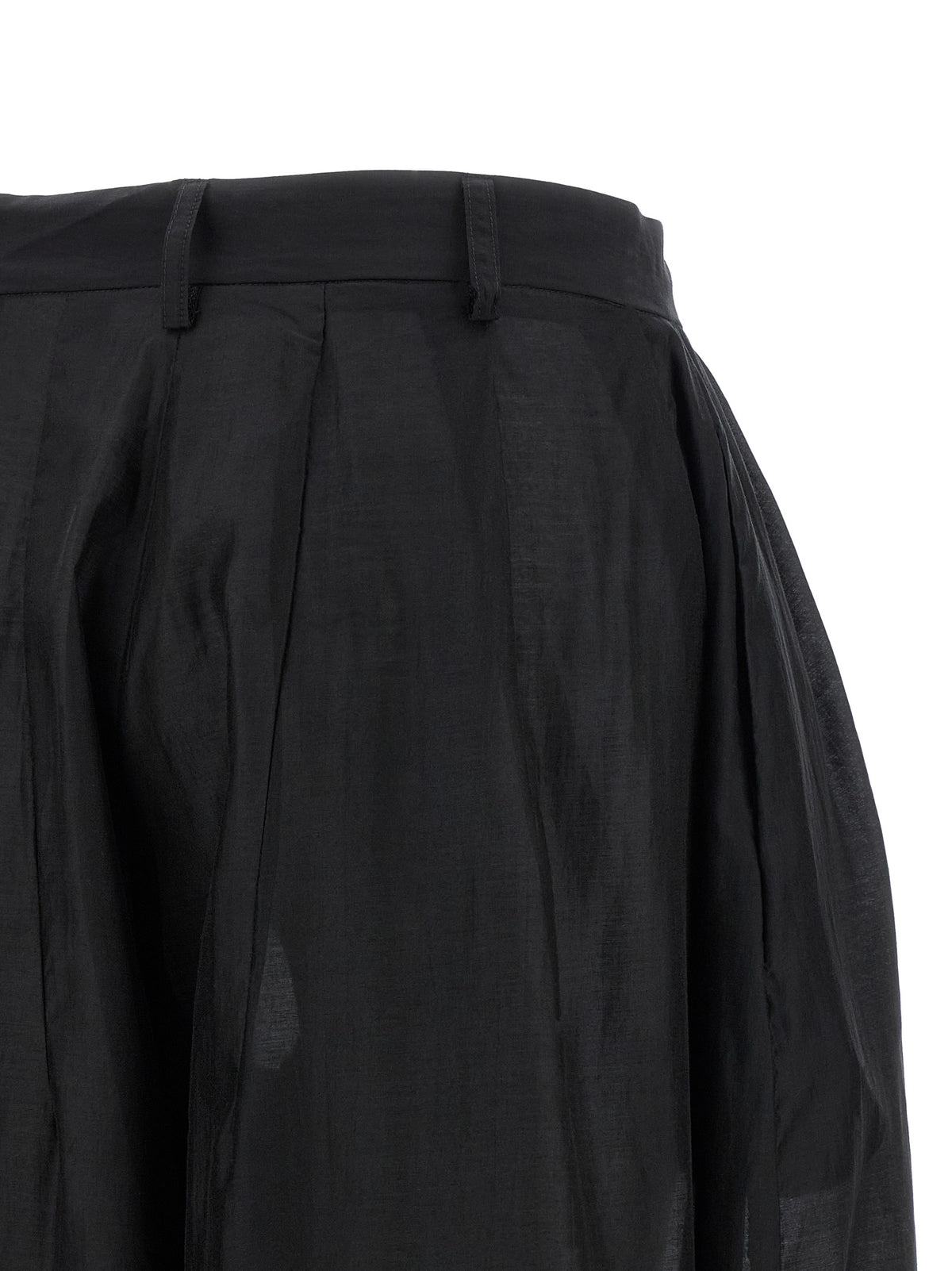 Le pantalon décontracté noir THELATEST en lyocell