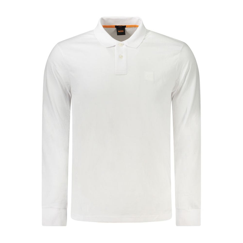 Polo Hugo Boss Bianco en coton pour homme