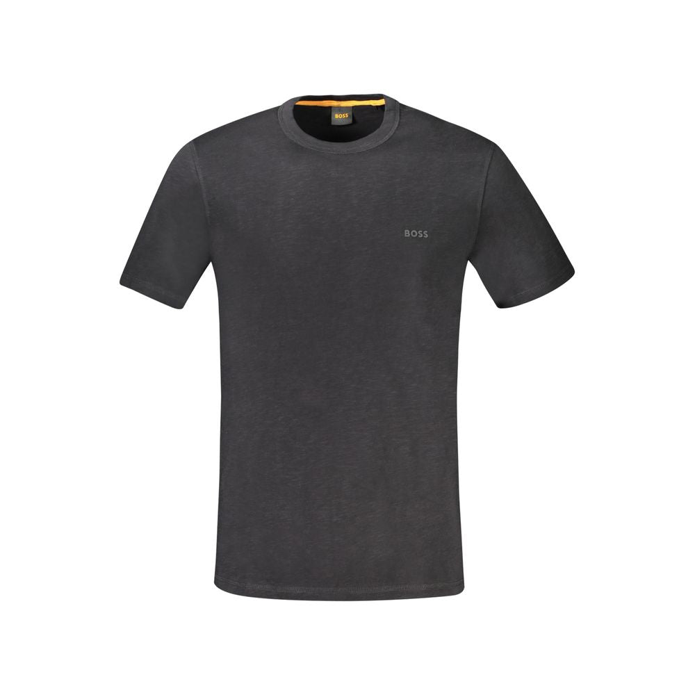 T-shirt Hugo Boss en coton noir pour homme