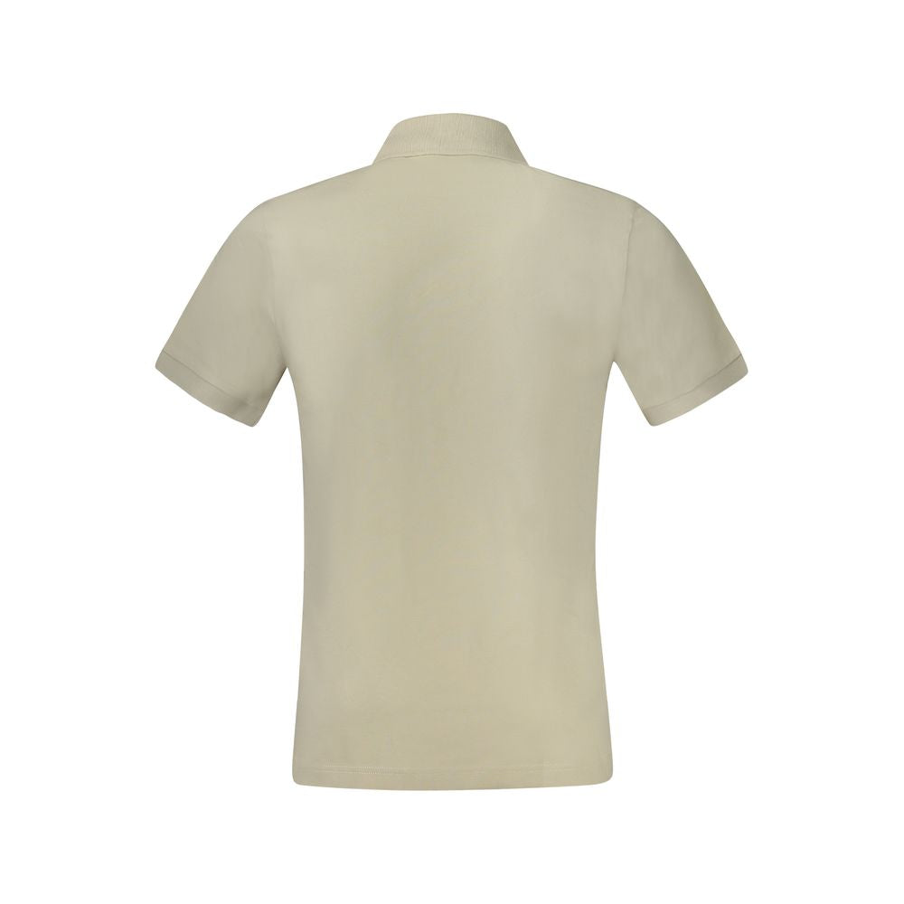 Polo Hugo Boss beige en coton pour homme