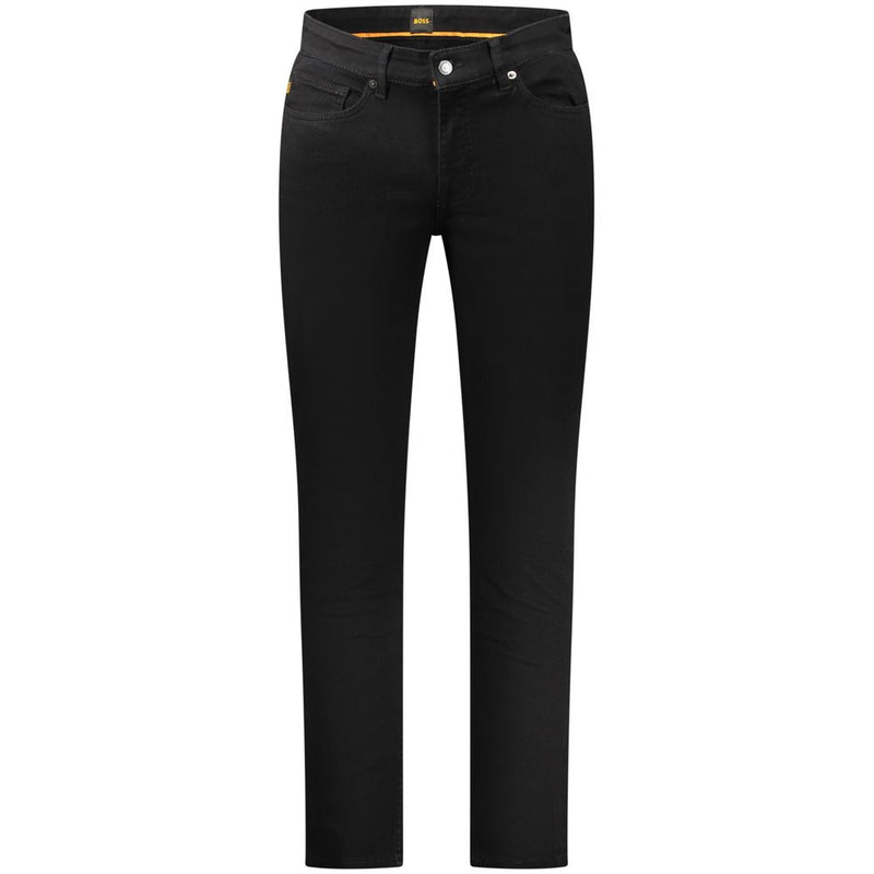 Jeans homme Hugo Boss en coton noir