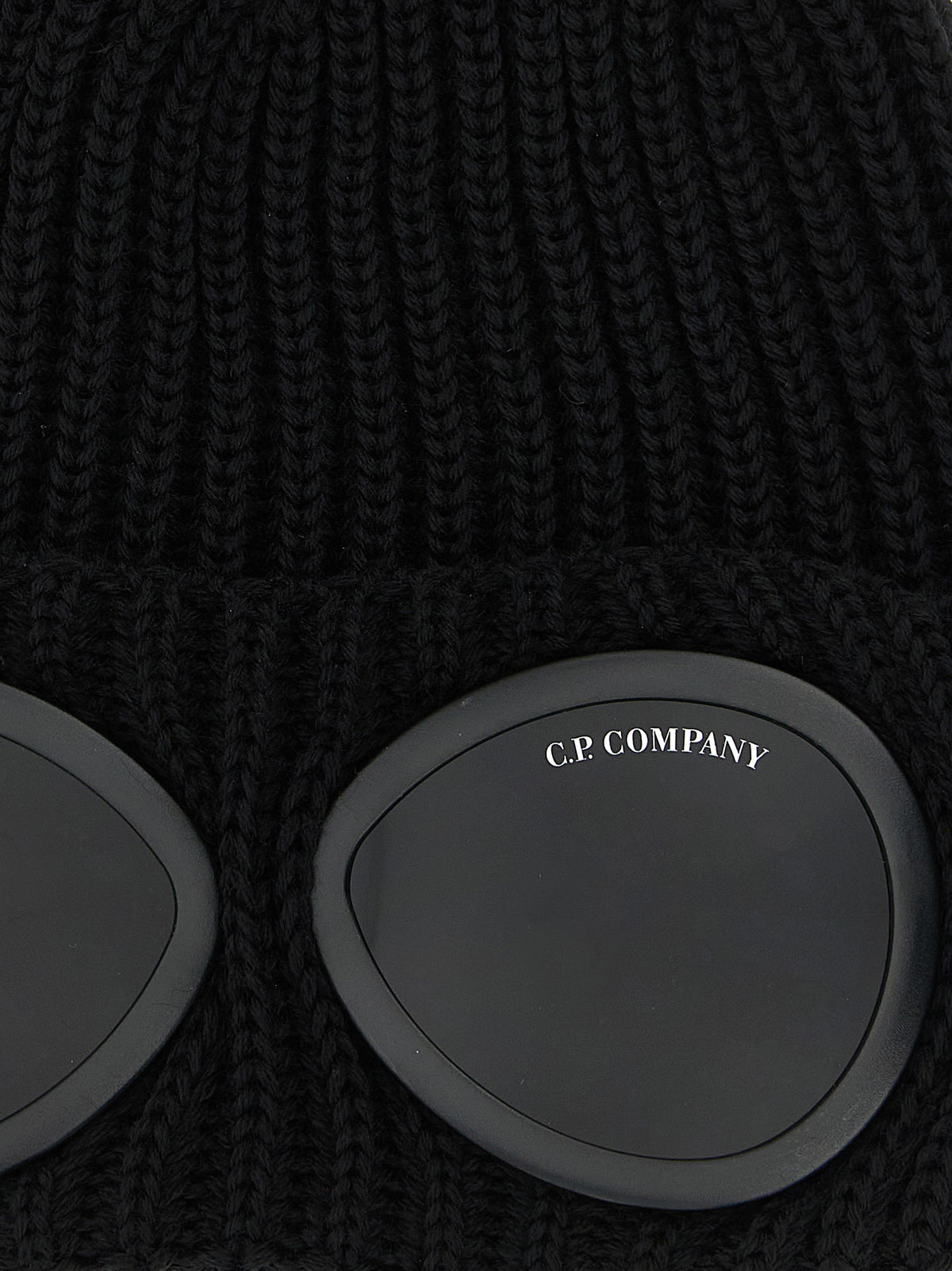 C.P. Company Bonnet en Laine Noir