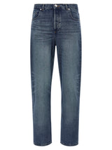 Jean droit en coton bleu A.P.C.