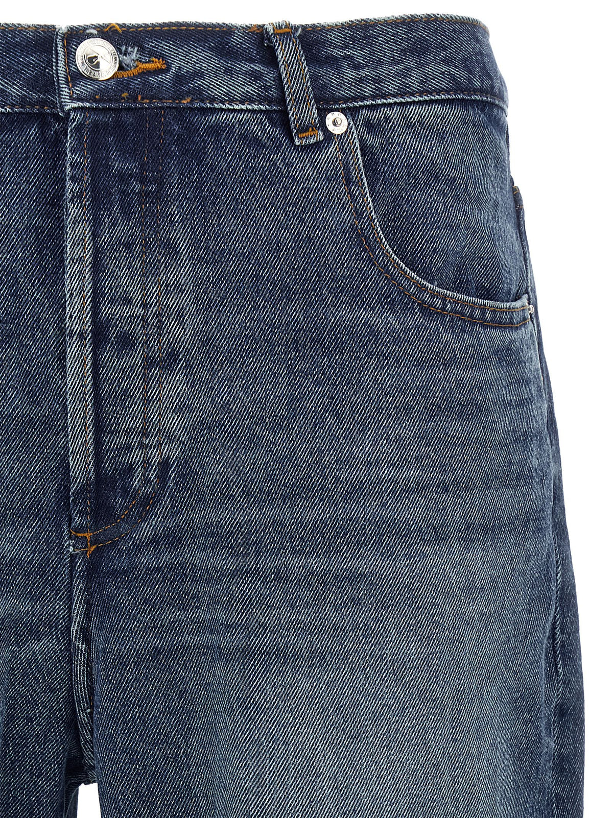 Jean droit en coton bleu A.P.C.