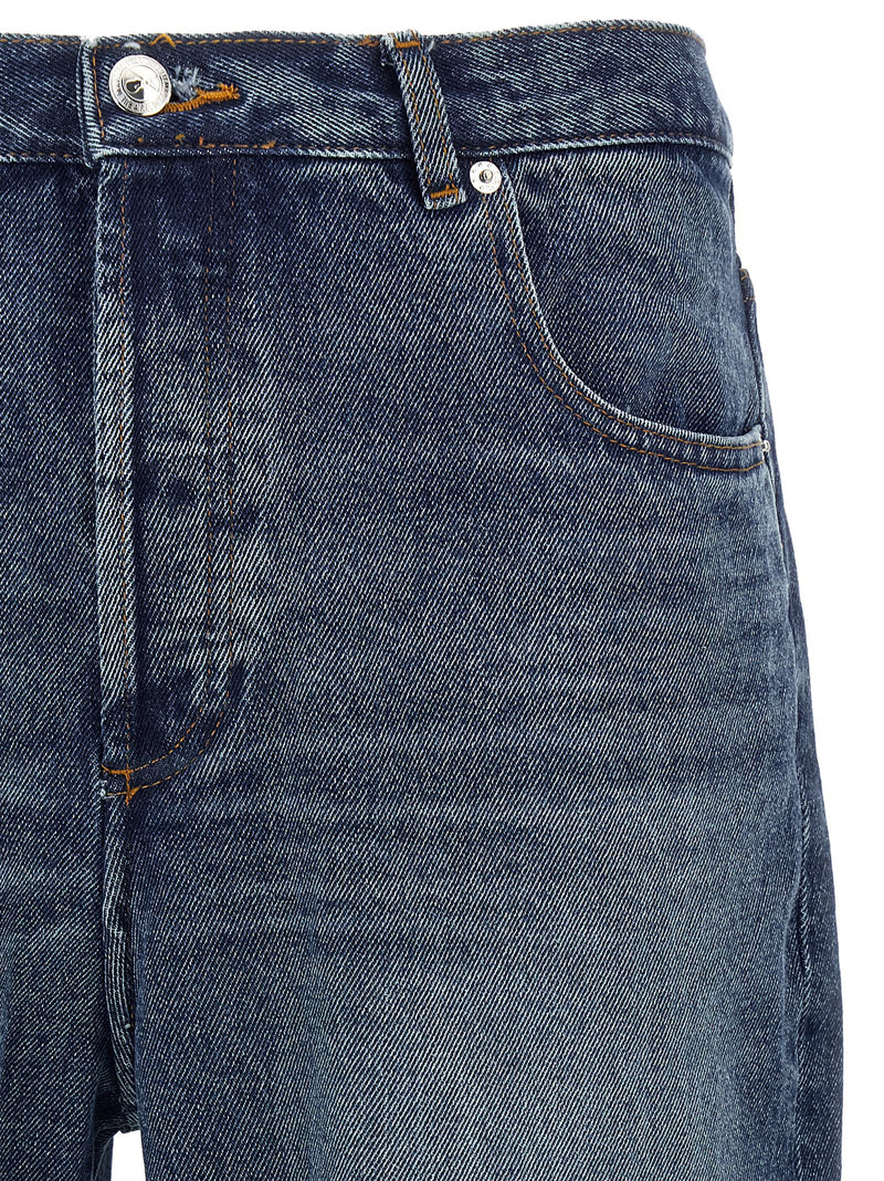 Jean droit en coton bleu A.P.C.