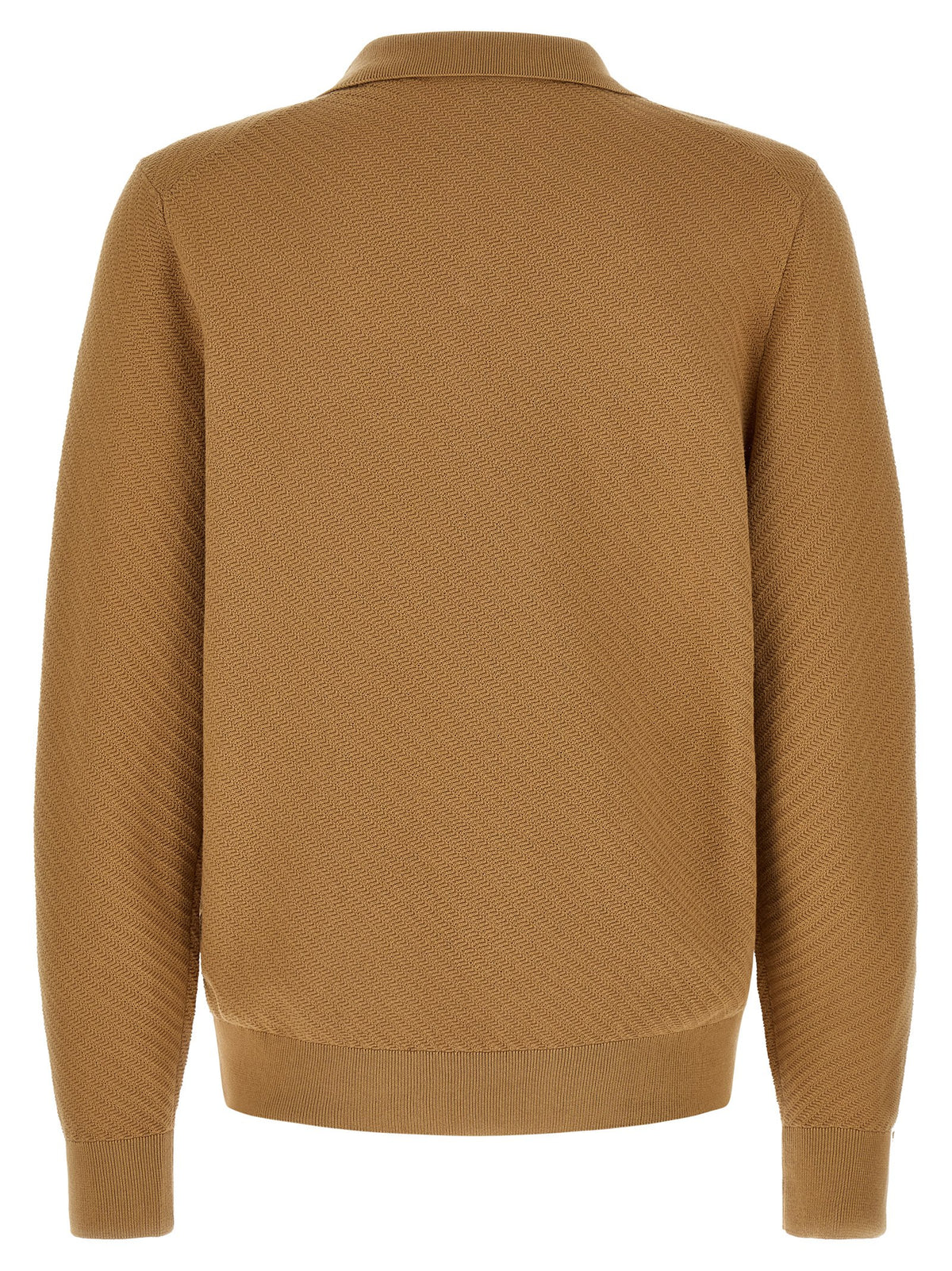 Polo Hugo Boss marron en coton