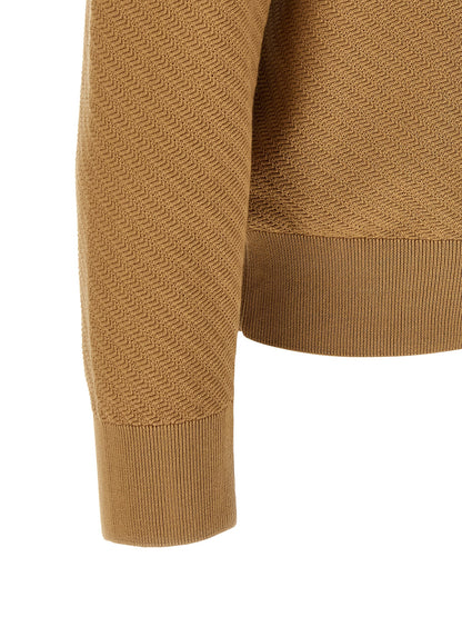 Hugo Boss Brown Cotton Polo Shirt
