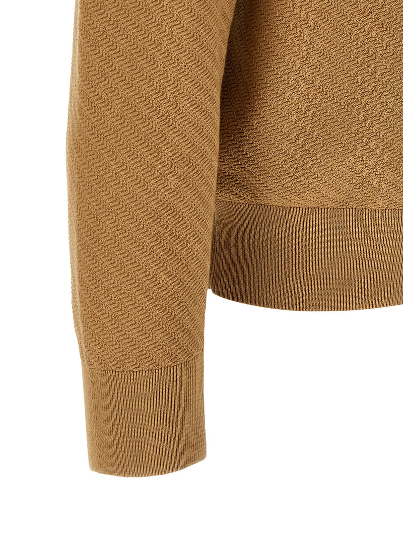 Polo Hugo Boss marron en coton