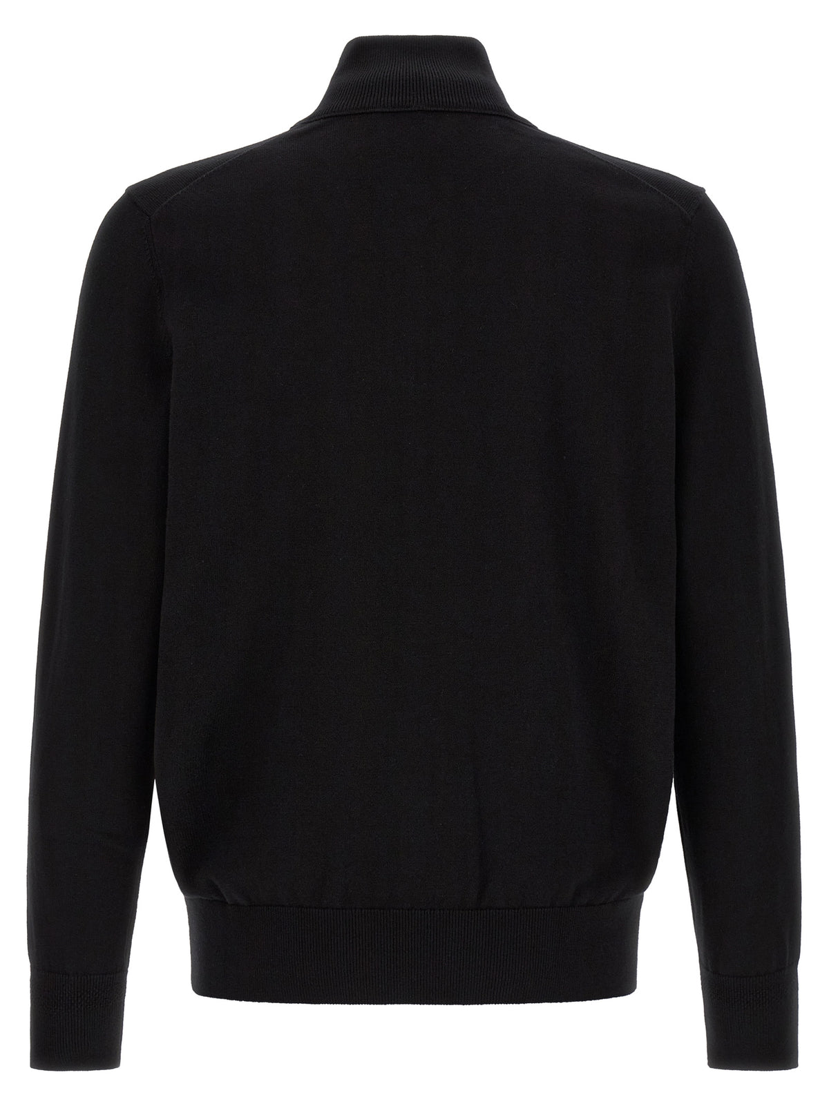 Cardigan en coton noir Hugo Boss