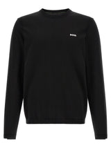 Cardigan en coton noir Hugo Boss