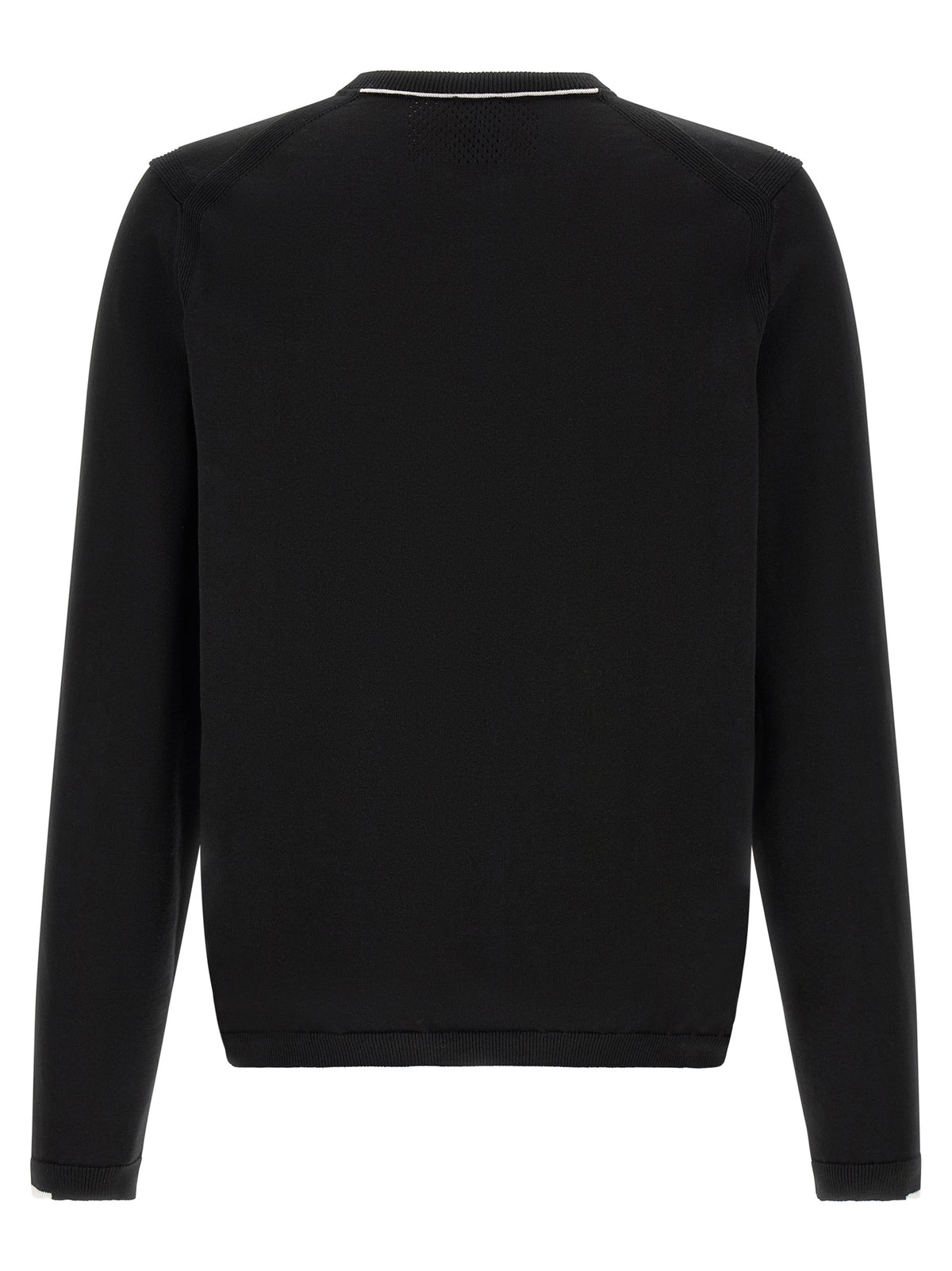Cardigan en coton noir Hugo Boss
