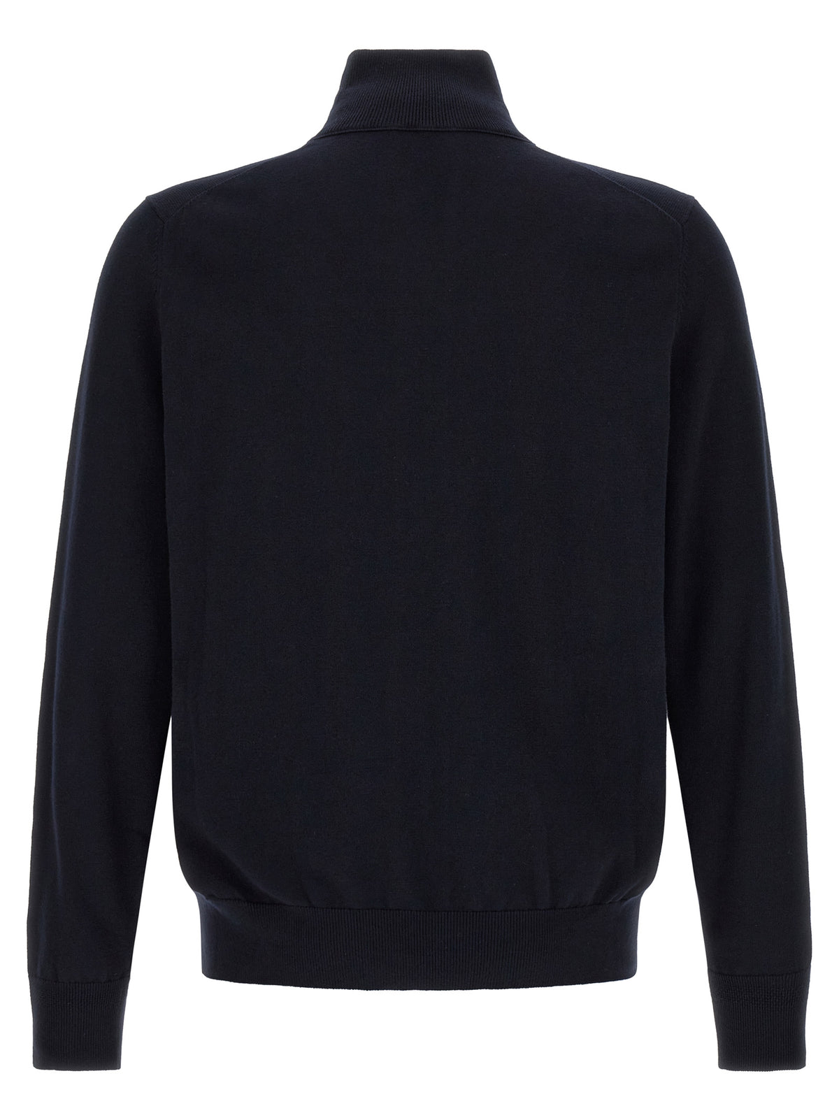 Cardigan en coton bleu Hugo Boss
