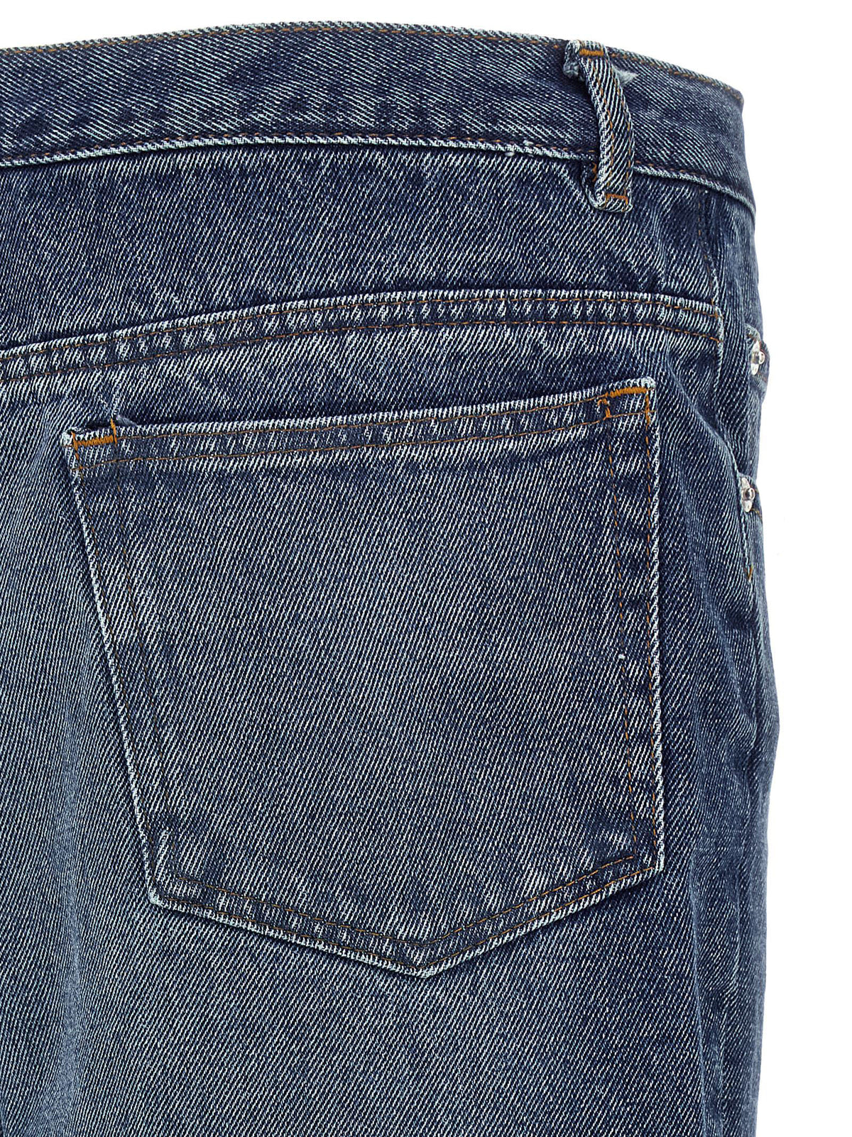 Jean droit en coton bleu A.P.C.