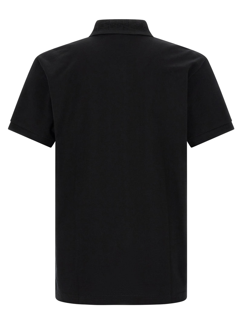 Polo en coton noir Hugo Boss