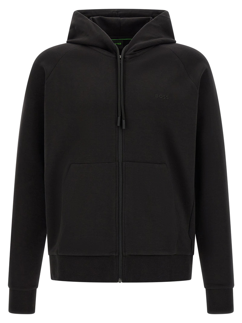 Sweat-shirt Hugo Boss en coton noir
