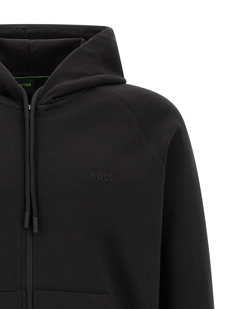 Sweat-shirt Hugo Boss en coton noir