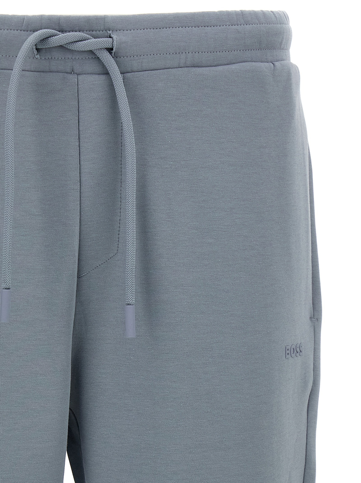 Pantalon de jogging gris en coton Hugo Boss