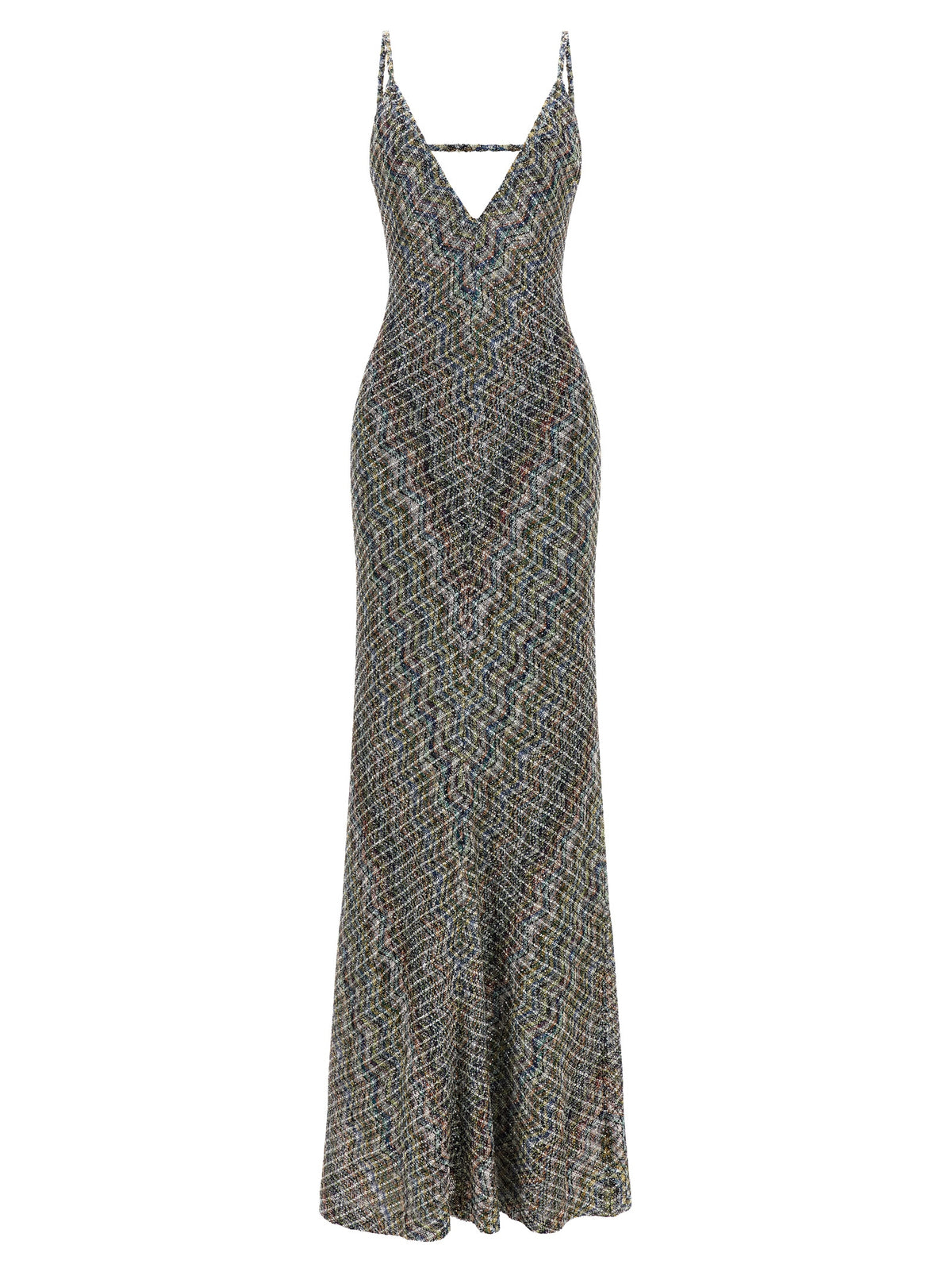 Robe longue Missoni multicolore en viscose