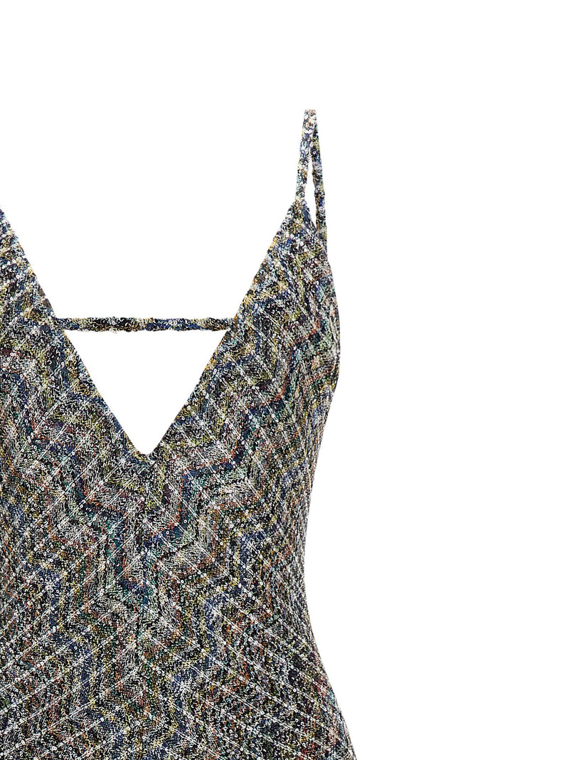 Robe longue Missoni multicolore en viscose