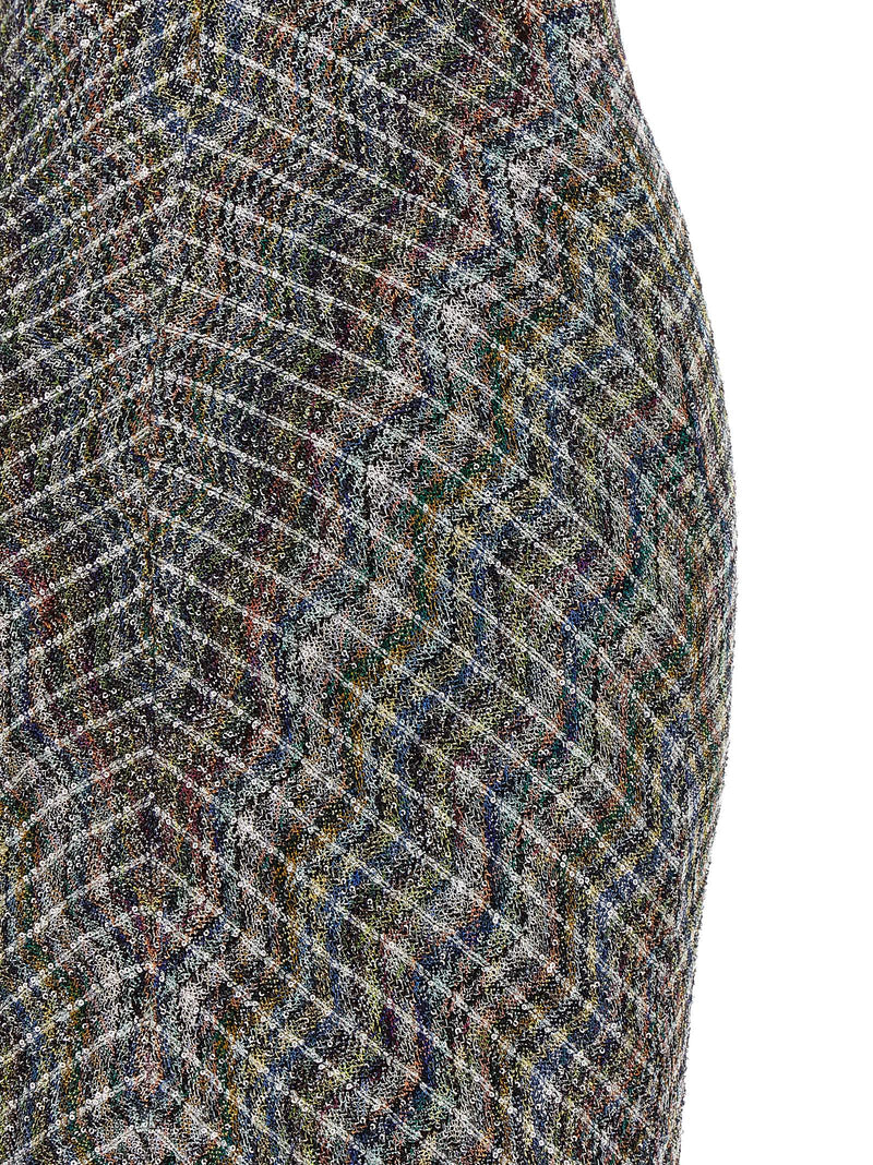 Robe longue Missoni multicolore en viscose