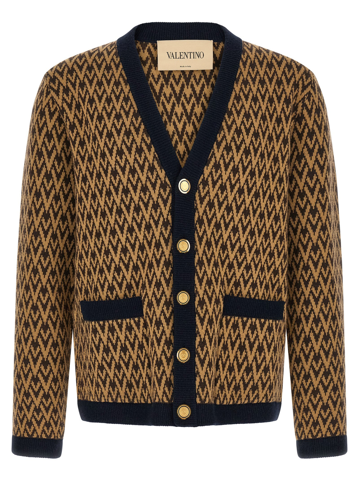 Cardigan en cachemire multicolore Valentino Garavani
