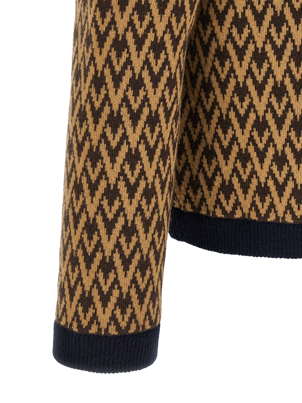 Cardigan en cachemire multicolore Valentino Garavani