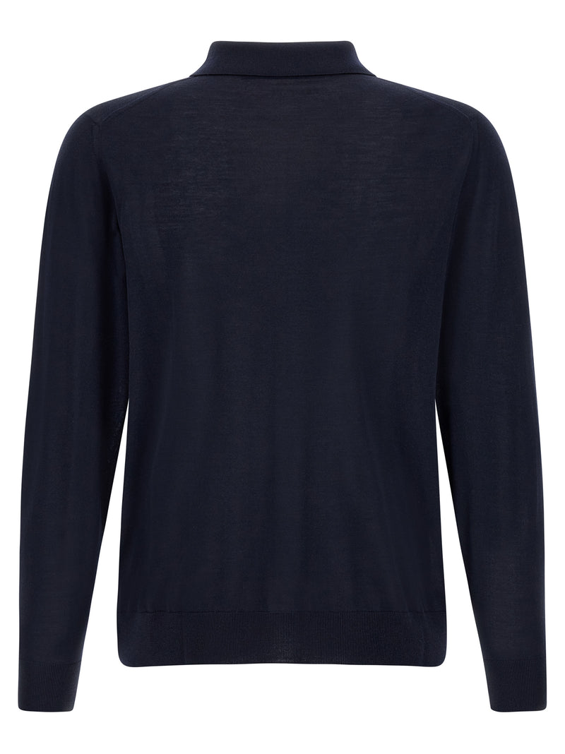Polo Kiton en Laine Bleue