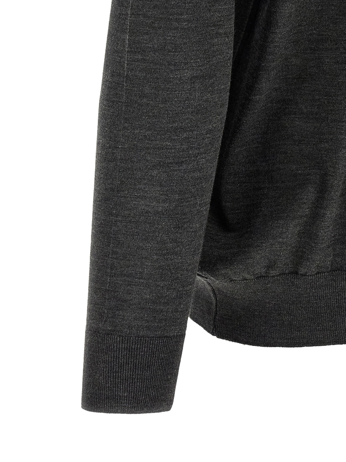 Polo en Laine Grise Kiton