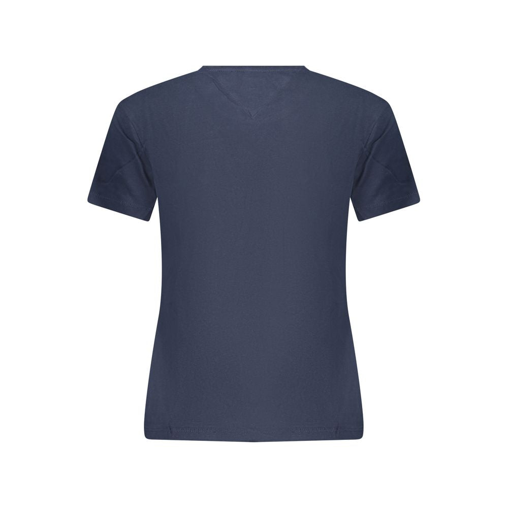 T-shirt bleu en coton pour femme de Tommy Hilfiger