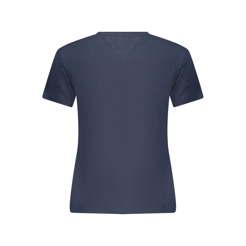 T-shirt bleu en coton pour femme de Tommy Hilfiger