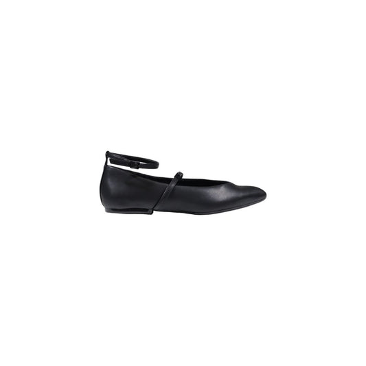 Plate-forme en polyester noir Armani Exchange